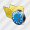 Folder Clock Icon