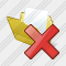 Folder Document Delete Icon