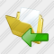 Icône Folder Document Import