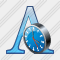 Font Clock Icon