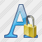 Font Locked Icon