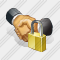 Handshake Locked Icon