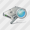 Hard Disk Search Icon