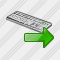 Keyboard Export Icon