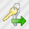 Keys Export Icon