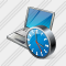 Laptop Clock Icon