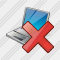 Laptop Delete Icon