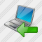 Laptop Import Icon