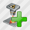 Laser Beam Add Icon