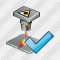 Laser Beam Ok Icon