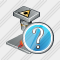 Laser Beam Question Icon