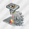 Laser Beam Settings Icon