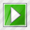 Media Play Green Icon