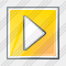 Media Play Yellow Icon