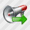 Megaphone Export Icon