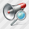 Megaphone Search Icon