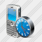 Mobile Phone Clock Icon