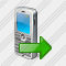 Mobile Phone Export Icon