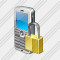 Mobile Phone Locked Icon