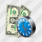 Icône Money Clock
