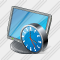 Icône Monitor Clock