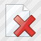 New Document Delete Icon