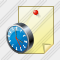 Note Clock Icon