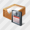 Paper Box Save Icon