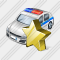 Police Car Favorite Icon