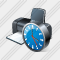 Printer Clock Icon