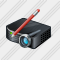 Projector Black Edit Icon