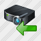 Projector Black Import Icon