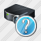 Projector Black Question Icon