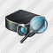 Projector Black Search 2 Icon