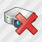 Projector White Delete Icon