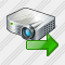 Projector White Export Icon