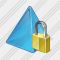 Pyramid Locked Icon