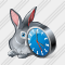 Rabbit Clock Icon