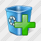 Recycle Bin Add Icon