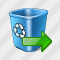 Recycle Bin Export Icon