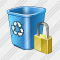Recycle Bin Locked Icon