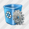 Icône Recycle Bin Settings