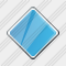 Rhombus Blue Icon