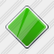 Rhombus Green Icon