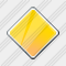 Rhombus Yellow Icon