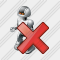 Icône Robot Delete