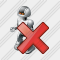 Robot Delete Icon