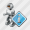 Icône Robot Info