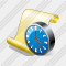 Script Clock Icon