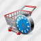 Shopping Clock Icon